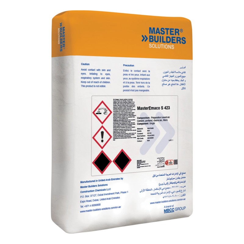 MASTER EMACO S 423 25KG (FORMERLY KNOW AS EMACO S23 NB)